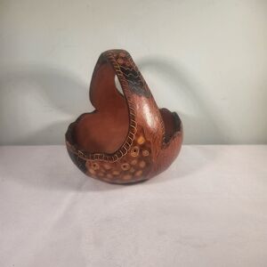 Peruvian Hand Carved Goard.